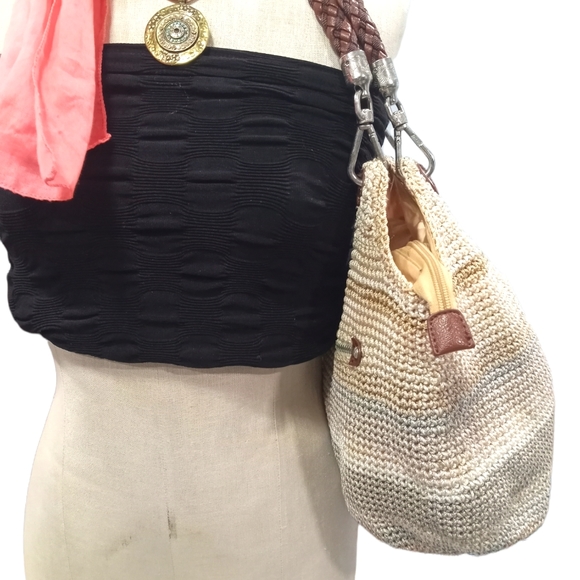 THE SAK BOHEMIAN Beach Resort Vacation Crocheted Purse / Handbag! - Picture 2 of 5